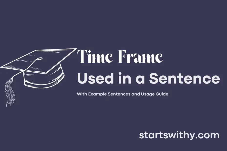 Sentence with Time Frame