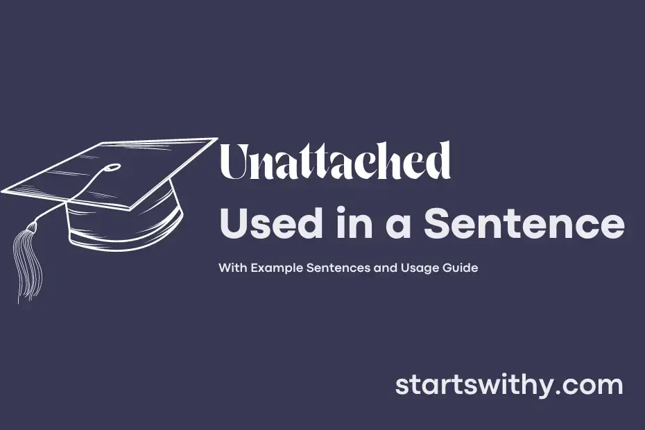 Sentence with Unattached