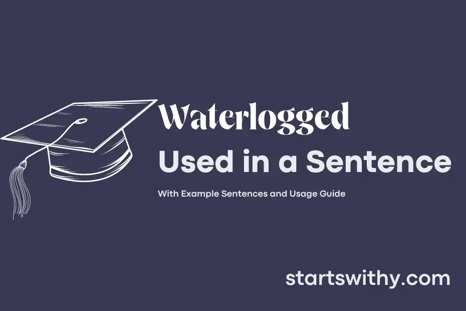 Sentence with Waterlogged