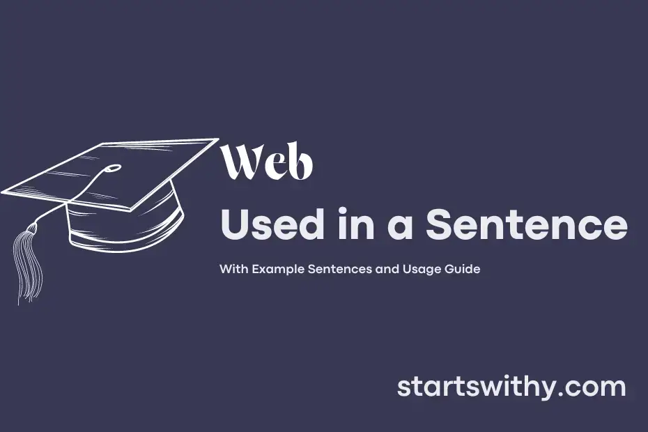 Sentence with Web