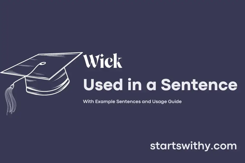 Sentence with Wick