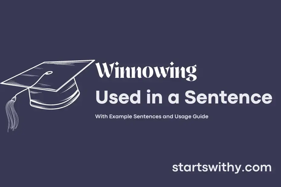 Sentence with Winnowing